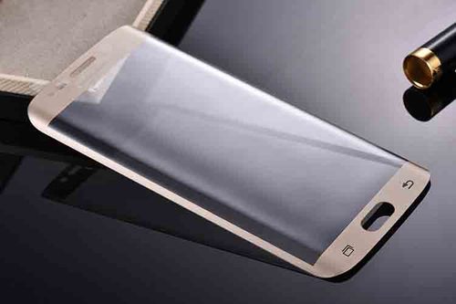 Стъклен протектор за Samsung Galaxy S6 EDGE G925 златен